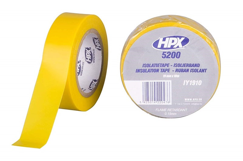 HPX Isolierband gelb 19 mm x 10 m