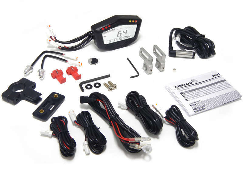 KOSO Tachometer DB-02 Multifunktion schwarz universal