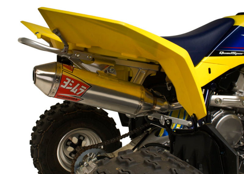 Schalldämpfer Yoshimura USA RS2 Edelstahl-Alu/Stahl-Endkappe Suzuki LT-Z400
