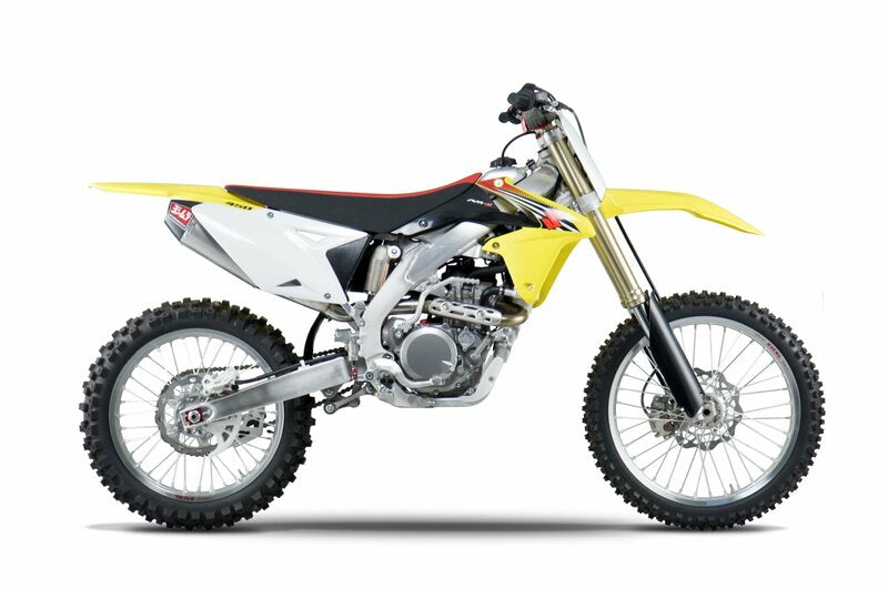 Ersatz-Schalldämpfer Yoshimura USA RS4 Edelstahl/Alu Carbon-Endkappe Suzuki RM-Z450
