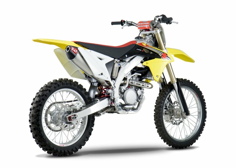 Ersatz-Schalldämpfer Yoshimura USA RS4 Edelstahl/Alu Carbon-Endkappe Suzuki RM-Z450