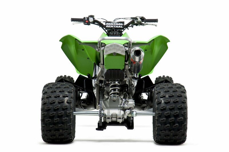 Ersatz-Schalldämpfer YOSHIMURA USA RS2 Edelstahl/Alu, Edelstahl-Endkappe für 751041 Kawasaki KFX450R