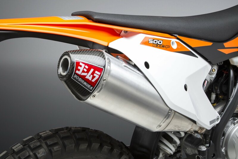 YOSHIMURA Schalldämpfer RS-4 Signature Series Aluminium/Kappe Carbon KTM/Husqvarna