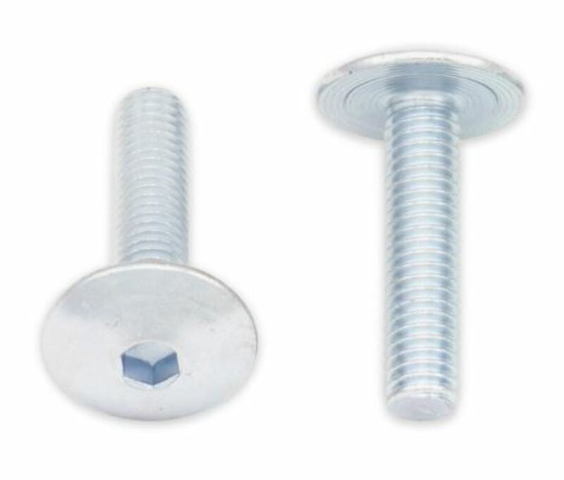 BOLT Flachrundkopf-Linsenkopfschraube M6x1x25mm 10Stück