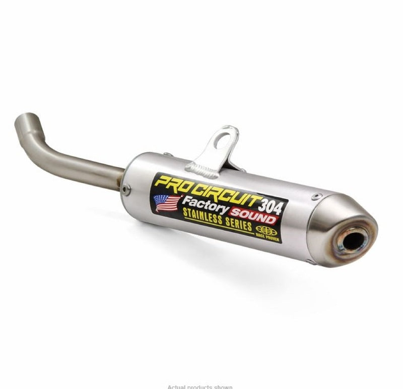 PRO CIRCUIT 304 Schalldämpfer Aluminium gebürstet/Endkappe Edelstahl Yamaha YZ65