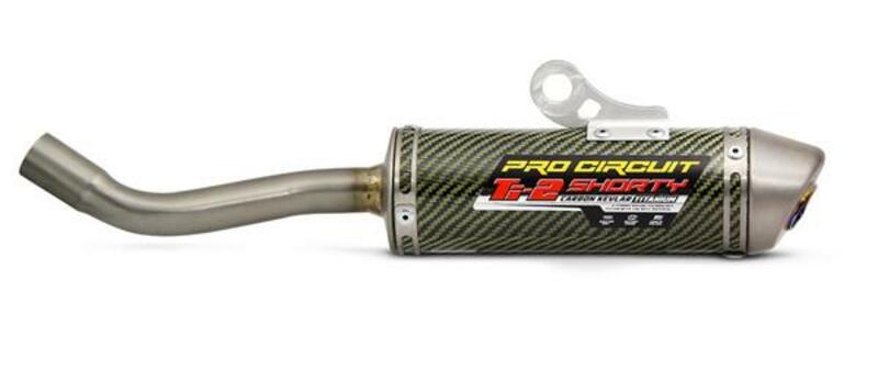 PRO CIRCUIT TI-2 Shorty Schalldämpfer Carbon/Endkappe Titan Yamaha YZ85