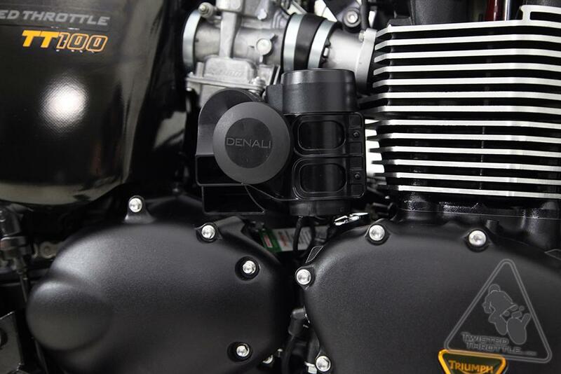DENALI SoundBomb Hupenhalterung Triumph Bonneville/Thruxton