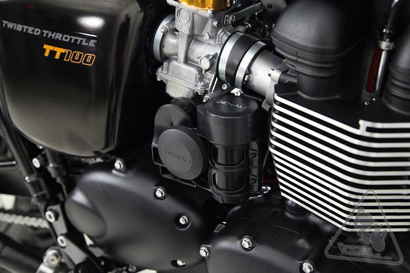 DENALI SoundBomb Hupenhalterung Triumph Bonneville/Thruxton
