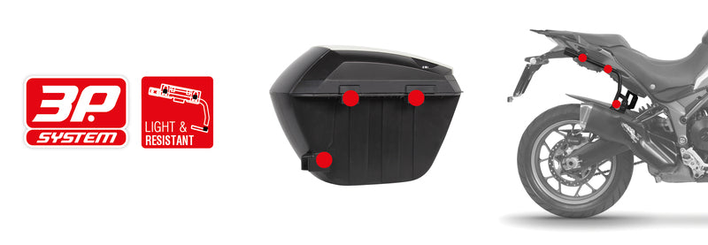 SHAD SH23 Seitenkoffer schwarz 5kg 23L