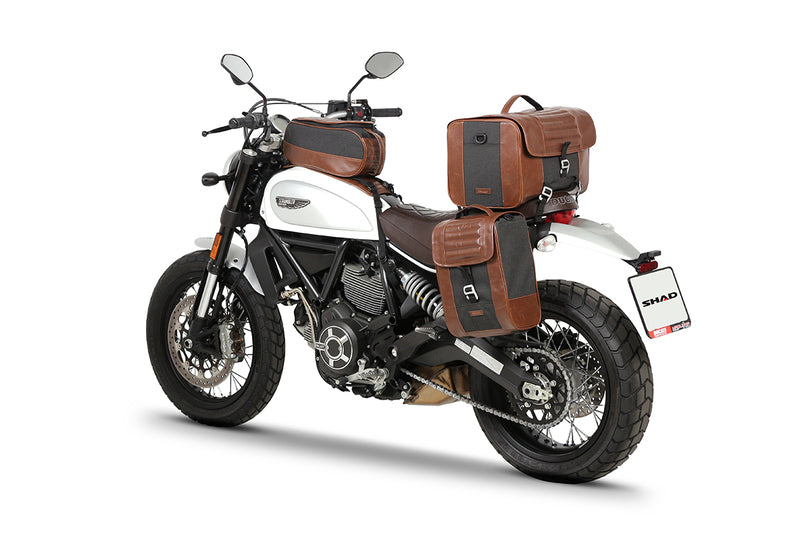 SHAD Seitentaschen Halter Café Racer Ducati Scrambler