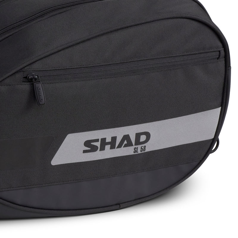 SHAD SL58 Große Satteltaschen schwarz 46-58L