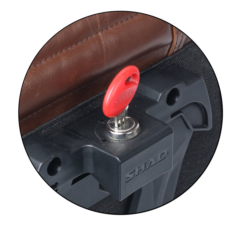 SHAD SR38 Cafe Racer Style Seitenkoffer Satteltasche 10L