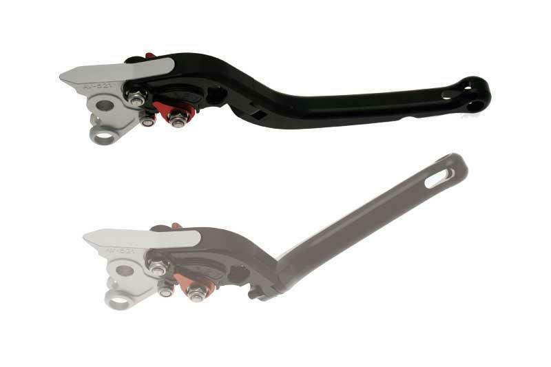 BIHR Links Klappbar Hebel Eloxierte Aluminium Schwarz