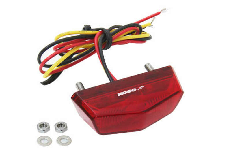 KOSO Nano LED-Rücklicht rot universell