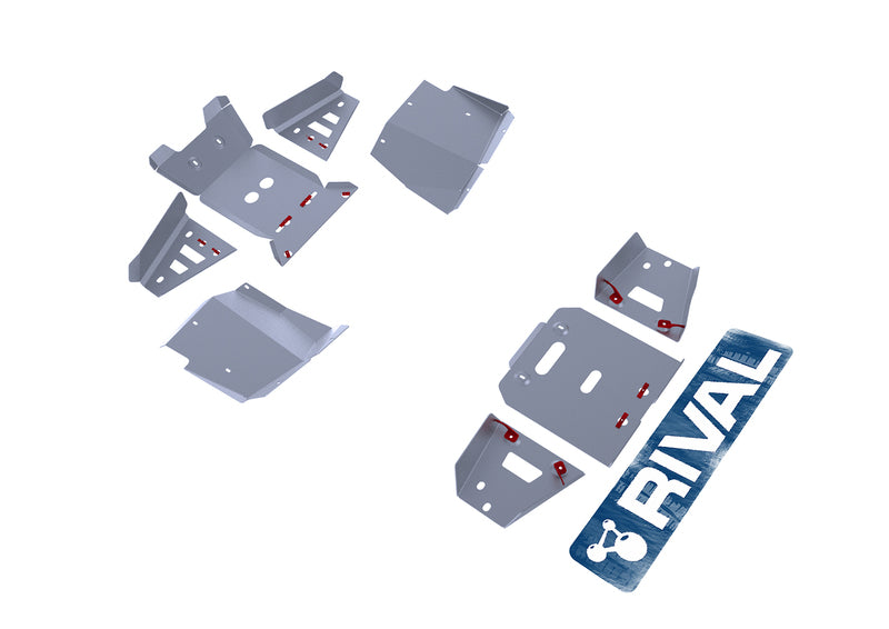RIVAL Unterfahrschutz Komplett-Kit - Aluminium Yamaha Viking
