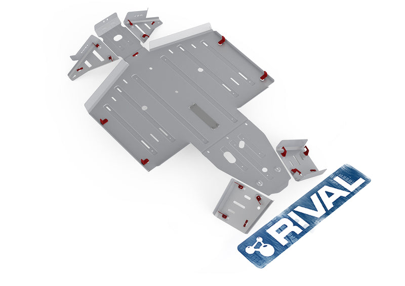 RIVAL Unterfahrschutz Komplett-Kit - Aluminium Polaris General
