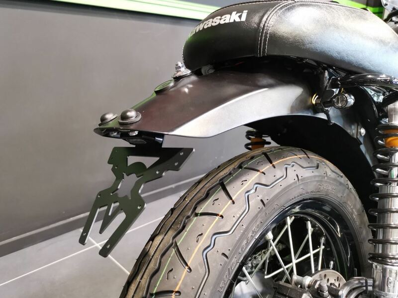 ACCESS DESIGN License Plate Holder Black Kawasaki W800/2019