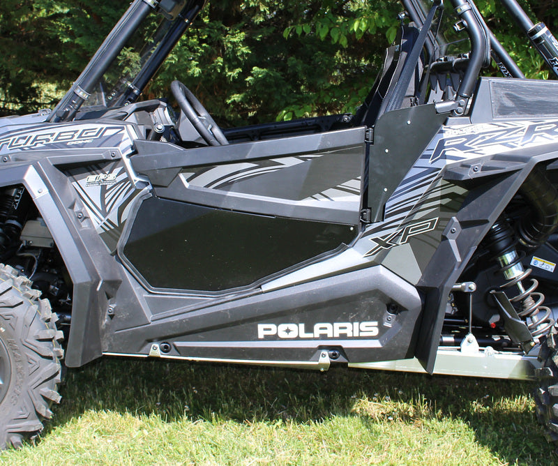 SARRAZIN Aluminium Türverkleidungen unten - Schwarz Polaris RZR1000