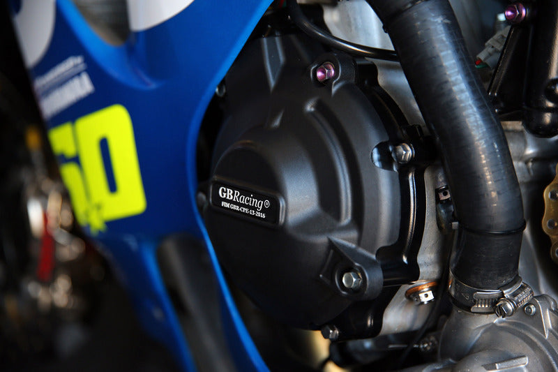 GB RACING Motordeckelschoner-Set Lichtmaschine/Kupplung/Zünd Schwarz Suzuki GSX-R1000