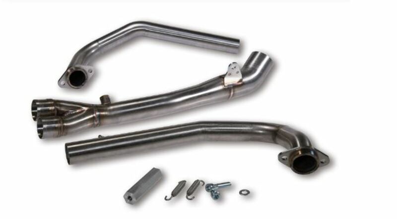 MALOSSI Wild Lion Header Pipe - Edelstahl Carbon BMW C650 Sport