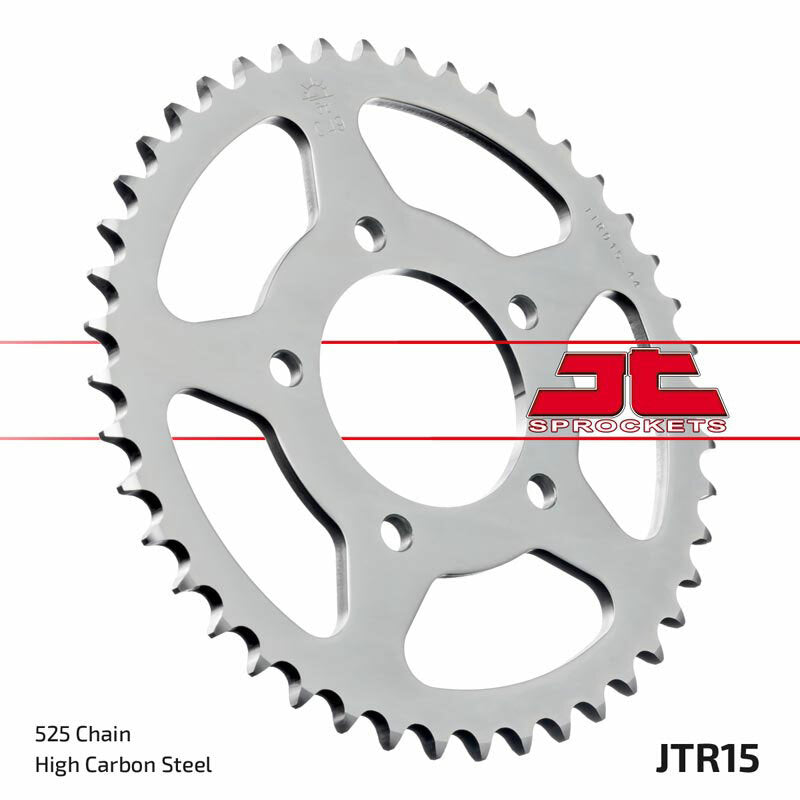 JT SPROCKETS Stahl Standard Kettenrad 15 - 525