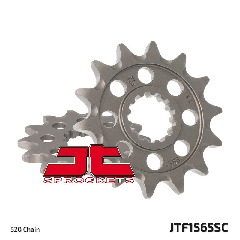 JT SPROCKETS Selbstreinigendes Stahlritzel vorne 1565 - 520