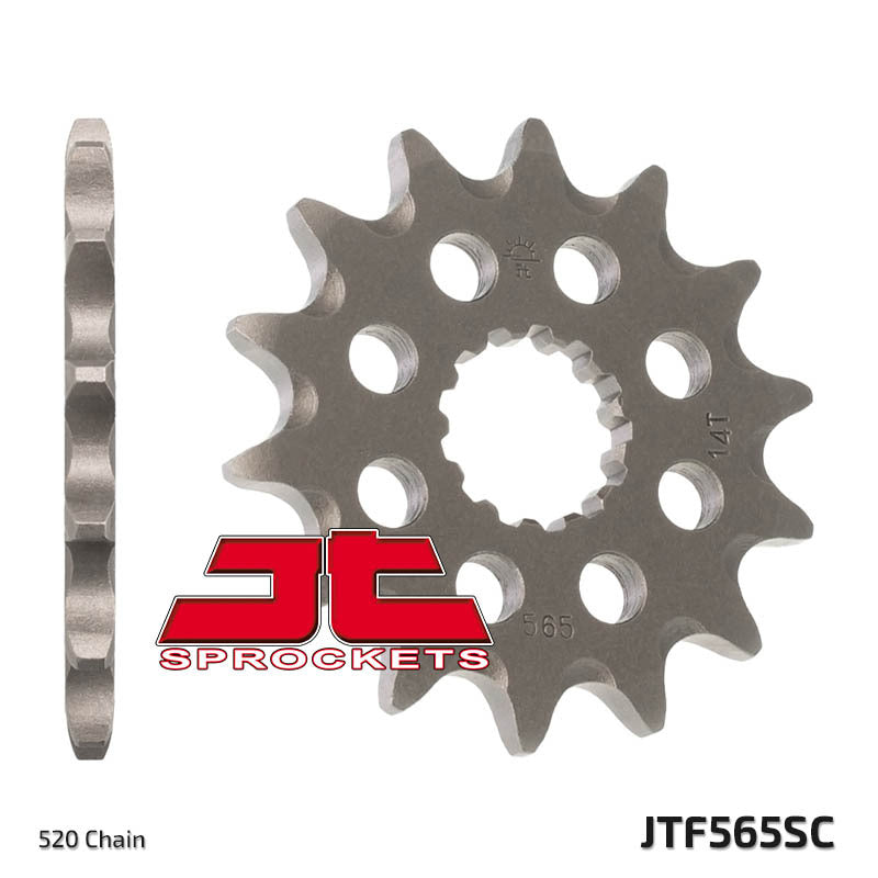 JT SPROCKETS Selbstreinigendes Stahlritzel vorne 565 - 520
