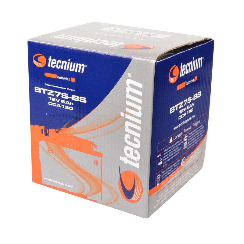 TECNIUM Wartungsfreie Batterie mit Säurepack - BTZ7S-BS