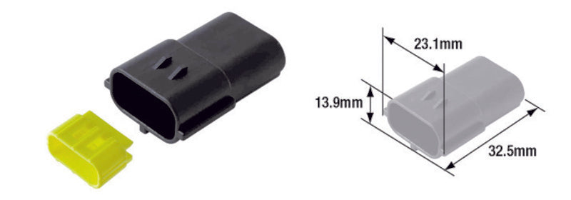 TOURMAX Steckverbinder männlich wasserdicht Typ 070 (FRA)