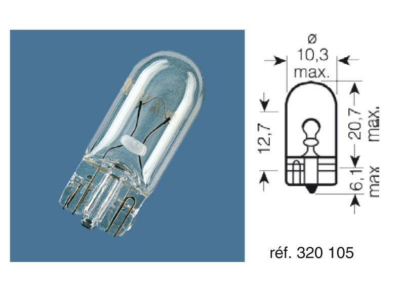 OSRAM Original Line W5W Glühlampen 12V 5W - x10