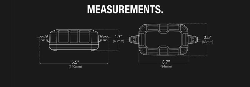 NOCO Genius2 Smart Batterieladeschellen mit integrierten Ösen 6/12V 2A