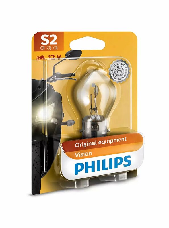 PHILIPS S2 Vision Moto Glühlampe 12V/35/35W - 1 Stck.