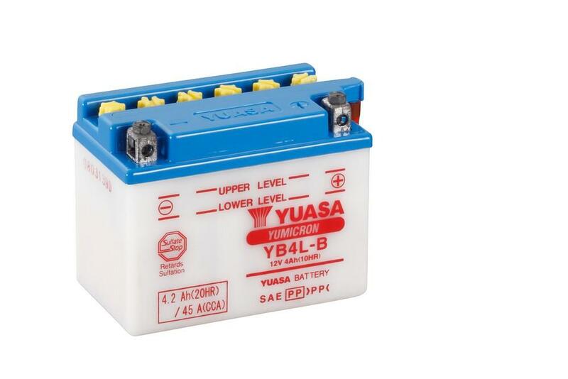 YUASA Blei/Säure Batterie mit Säurepack - YB4L-B