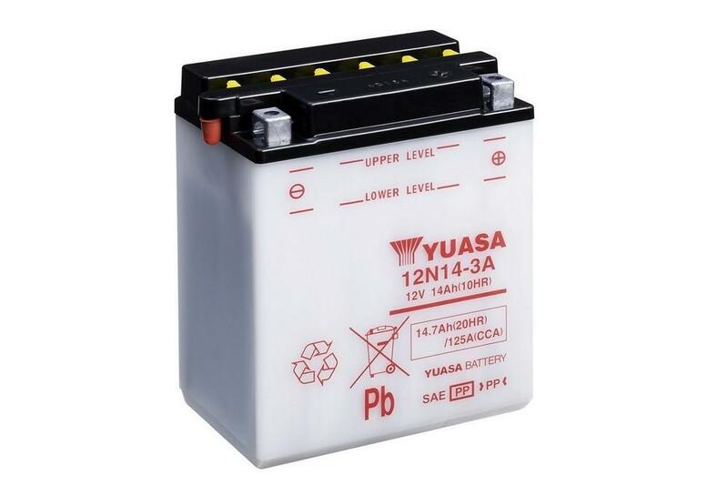 YUASA Blei/Säure Batterie ohne Säurepack - 12N14-3A