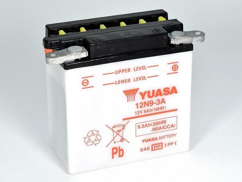 YUASA Blei/Säure Batterie ohne Säurepack - 12N9-3A