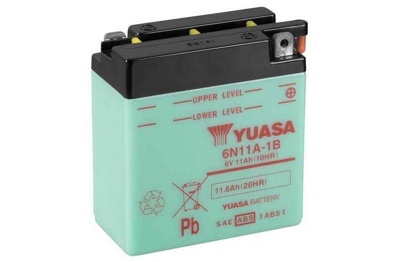 YUASA Blei/Säure Batterie ohne Säurepack - 6N11A-1B
