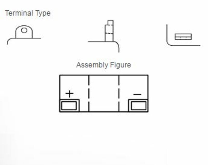 YUASA Blei/Säure Batterie ohne Säurepack - 6N11A-4