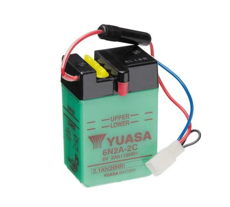 YUASA Blei/Säure Batterie ohne Säurepack - 6N2A-2C