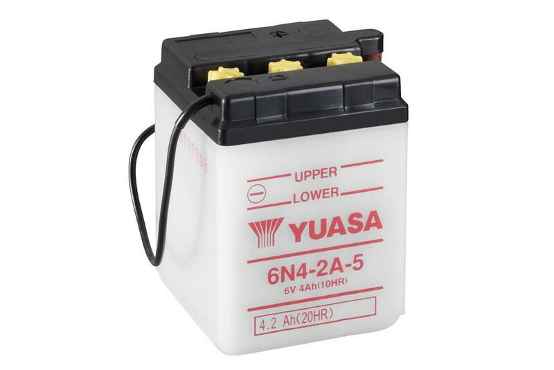 YUASA Blei/Säure Batterie ohne Säurepack - 6N4-2A-5