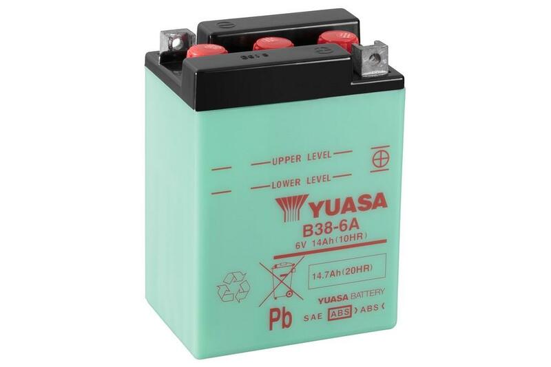 YUASA Blei/Säure Batterie ohne Säurepack - B38-6A