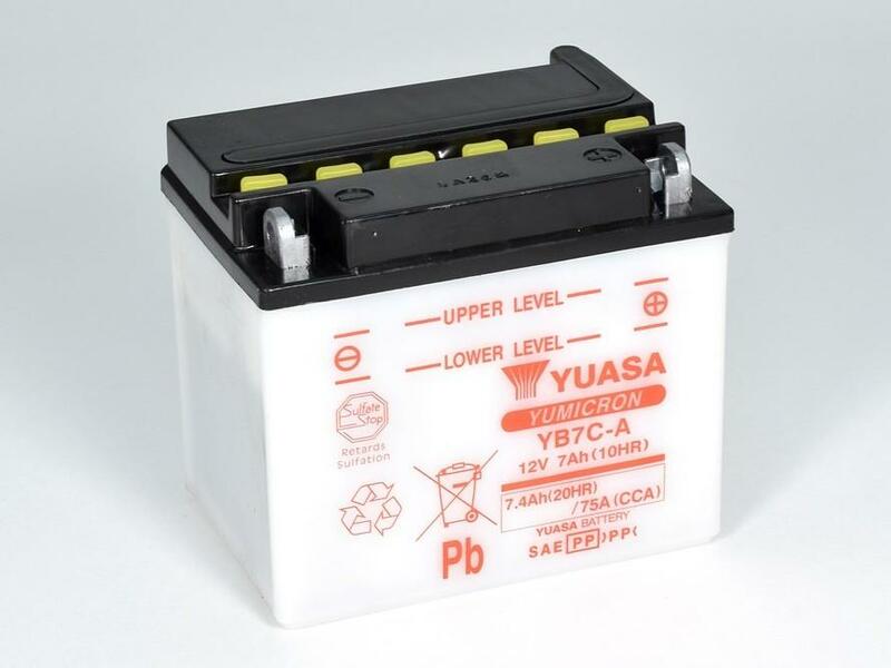 YUASA Blei/Säure Batterie ohne Säurepack - YB7C-A