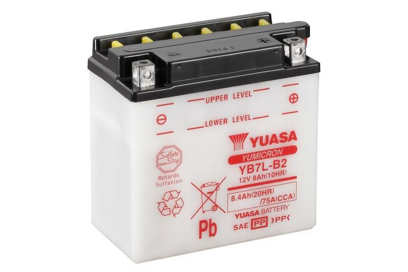 YUASA Blei/Säure Batterie ohne Säurepack - YB7L-B2