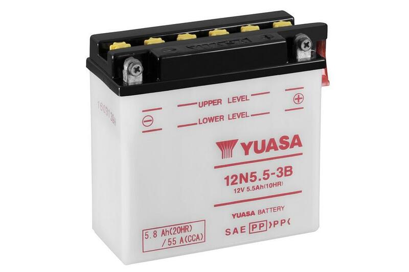 YUASA Blei/Säure Batterie ohne Säurepack - 12N5.5-3B