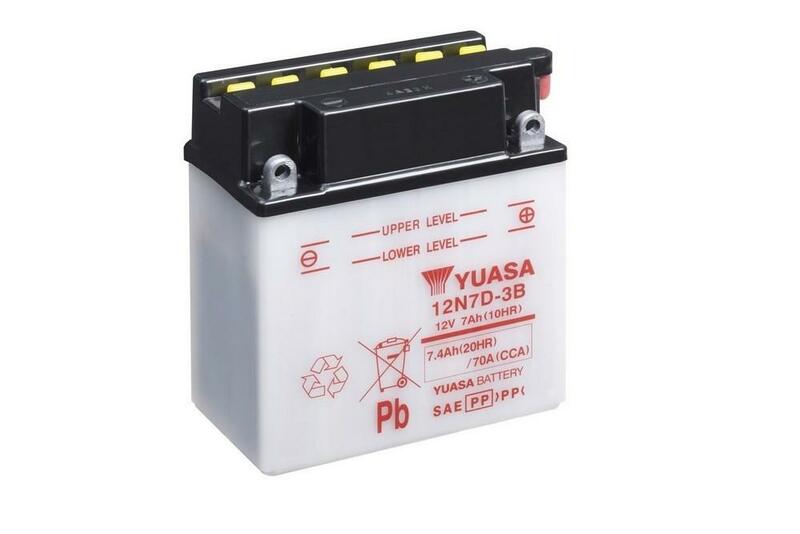 YUASA Blei/Säure Batterie ohne Säurepack - 12N7D-3B