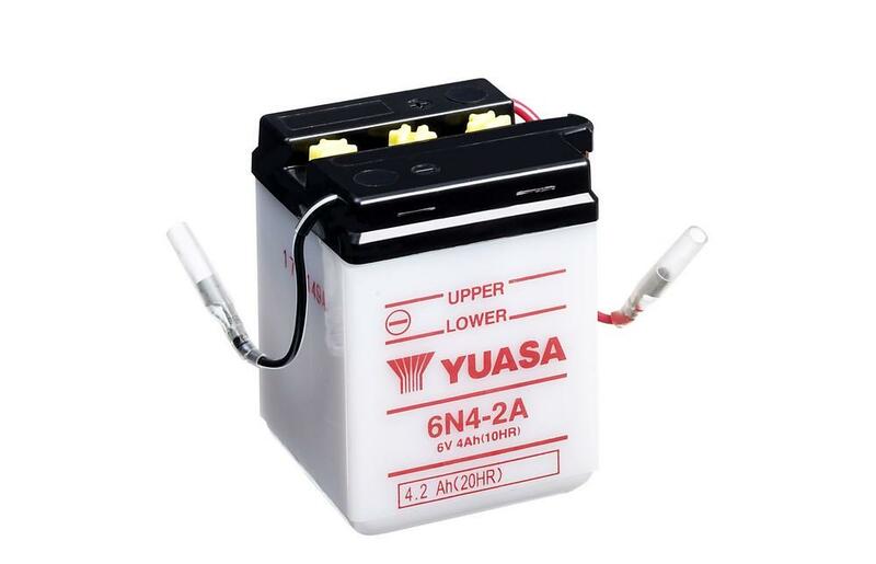 YUASA Blei/Säure Batterie ohne Säurepack - 6N4-2A
