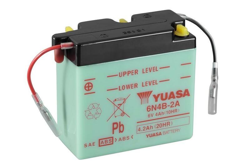 YUASA Blei/Säure Batterie ohne Säurepack - 6N4B-2A