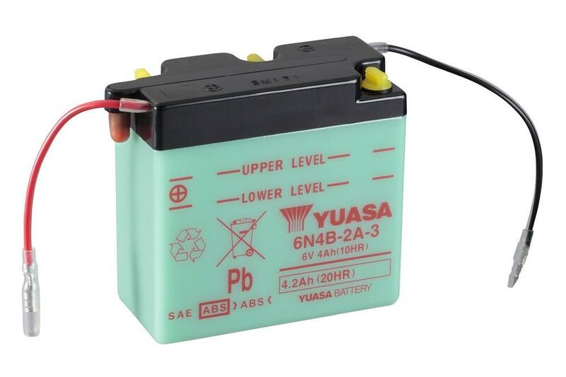 YUASA Blei/Säure Batterie ohne Säurepack - 6N4B-2A-3