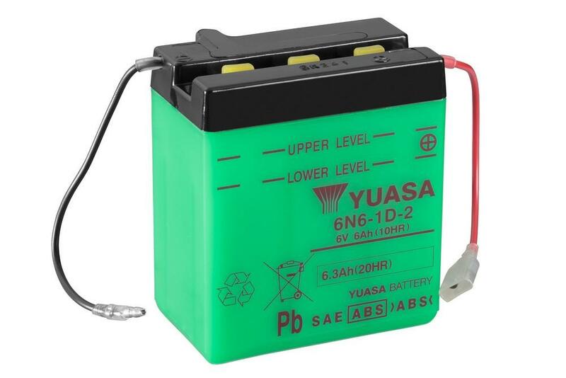YUASA Blei/Säure Batterie ohne Säurepack - 6N6-1D-2