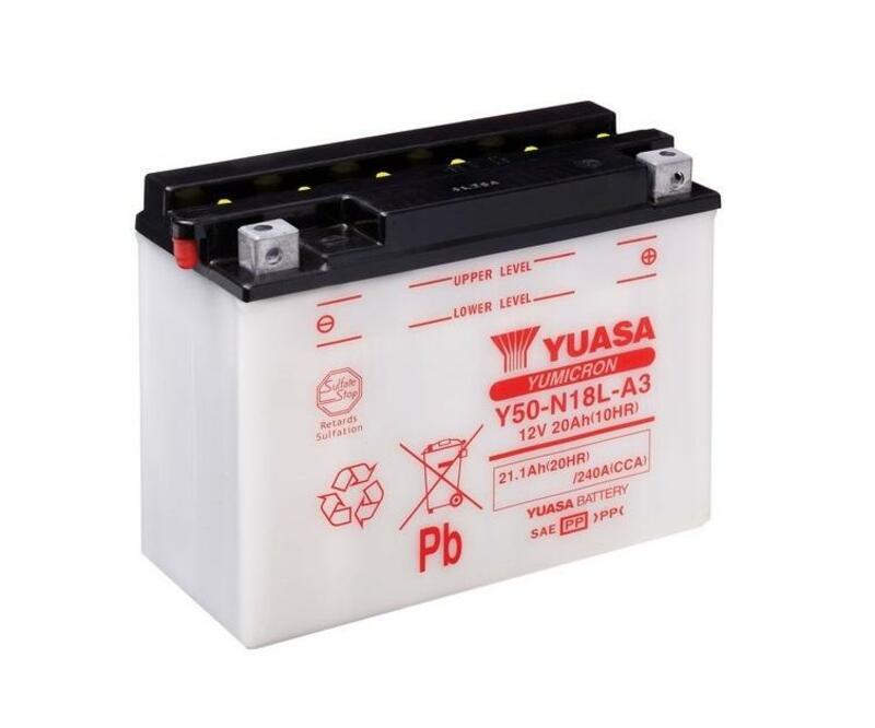 YUASA Blei/Säure Batterie ohne Säurepack - Y50-N18L-A3