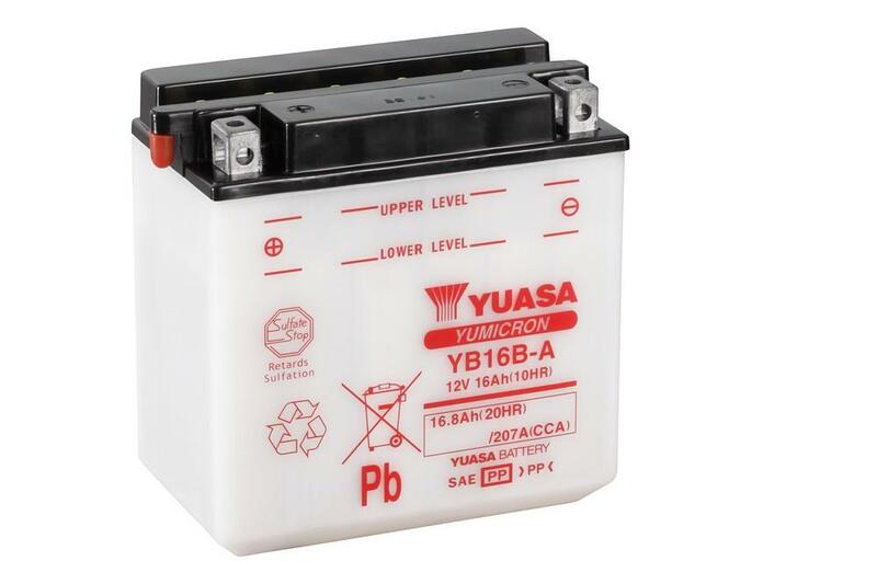 YUASA Blei/Säure Batterie ohne Säurepack - YB16B-A